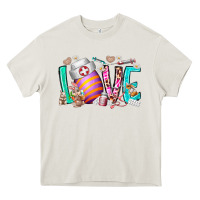 Cream love easter day nurse Heavy Core Tee - RacoonDesign