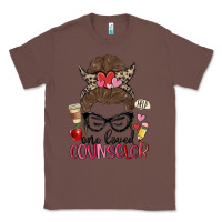 Chestnut messy bun one loved counselor Classic Tee - MaliasSmallBusiness