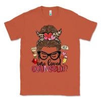 Copper messy bun one loved counselor Classic Tee - MaliasSmallBusiness