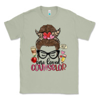 Matcha messy bun one loved counselor Classic Tee - MaliasSmallBusiness