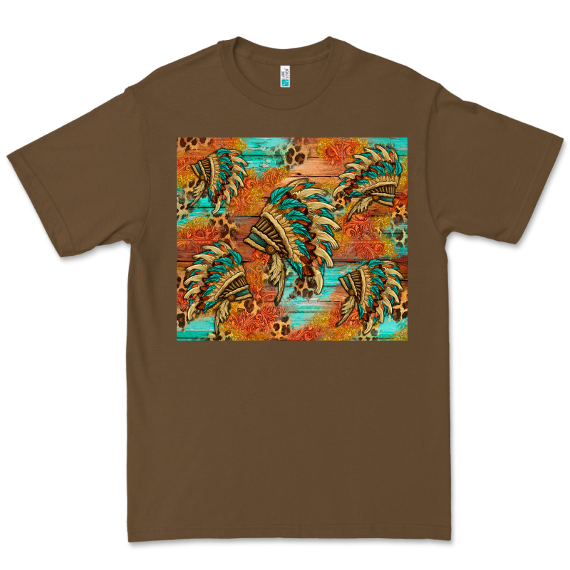 Indian Headdress Pattern Tumbler Premium Tee by HRA Design Shop | Teevron