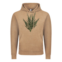 Vintage Coffee Botanical Sagebrush Illustrations Vintage Hoodie - LillyAllenDesigns