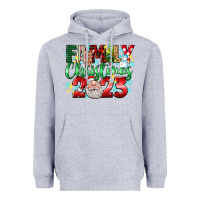 Heather Grey family christmas 2023 Heavyweight Hoodie - texasbilliewilder