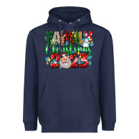 Navy family christmas 2023 Heavyweight Hoodie - texasbilliewilder