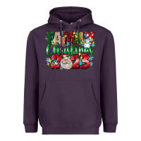 Plum family christmas 2023 Heavyweight Hoodie - texasbilliewilder