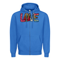 True Royal our lady of guadalupe love Zipper Hoodie - Jasminsmagicworld