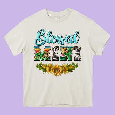 Blessed Mini Heavy Core Tee Designed By Barkaloodesign