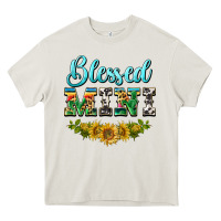 Cream blessed mini Heavy Core Tee - BarkalooDesign