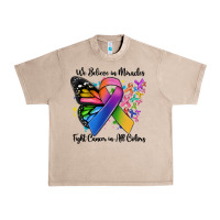 French Oak we believe in miracles fight cancer in all colors Urban Heavy Tee - MaliasSmallBusiness