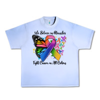 Grape Ice we believe in miracles fight cancer in all colors Urban Heavy Tee - MaliasSmallBusiness