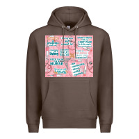 Coffee funny nurse Premium Hoodie - TumblerDesignByShophia