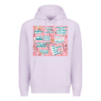 Lilac funny nurse Premium Hoodie - TumblerDesignByShophia