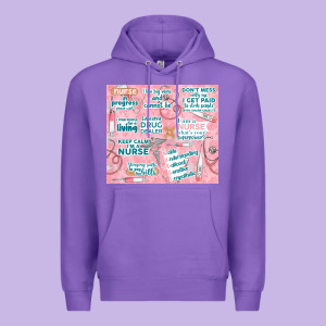 Funny Nurse Premium Hoodie Designed By Tumblerdesignbyshophia