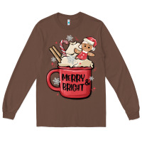 Chestnut merry and bright Long Sleeve Tee - MaliasSmallBusiness