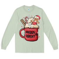 Matcha merry and bright Long Sleeve Tee - MaliasSmallBusiness