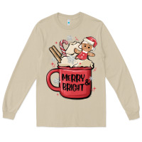 Mushroom merry and bright Long Sleeve Tee - MaliasSmallBusiness
