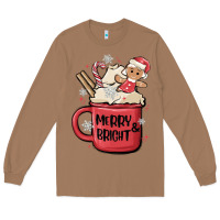 Toasted Coconut merry and bright Long Sleeve Tee - MaliasSmallBusiness