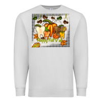 Dove Grey happy fall y'all teeth Premium Sweatshirt - TumblerDesignByShophia