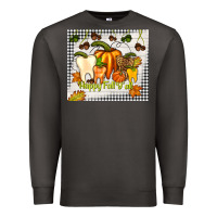 Smoke happy fall y'all teeth Premium Sweatshirt - TumblerDesignByShophia