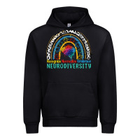 Black Recognize normalize embrace neurodiversity Autism Urban Hoodie - FaDigitalArtStudio