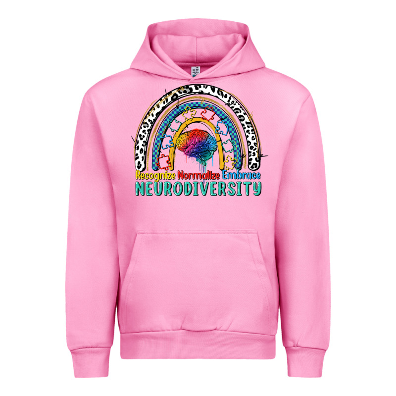 Recognize Normalize Embrace Neurodiversity Autism Urban Hoodie by FaDigitalArtStudio | Teevron