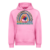 Fuchsia Pink Recognize normalize embrace neurodiversity Autism Urban Hoodie - FaDigitalArtStudio