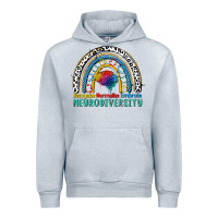 Heather Grey Recognize normalize embrace neurodiversity Autism Urban Hoodie - FaDigitalArtStudio