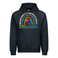 Navy Recognize normalize embrace neurodiversity Autism Urban Hoodie - FaDigitalArtStudio
