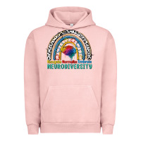 Pigment Salmon Recognize normalize embrace neurodiversity Autism Urban Hoodie - FaDigitalArtStudio