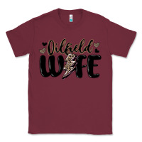 Burgundy oilfield wife Classic Tee - MaliasSmallBusiness