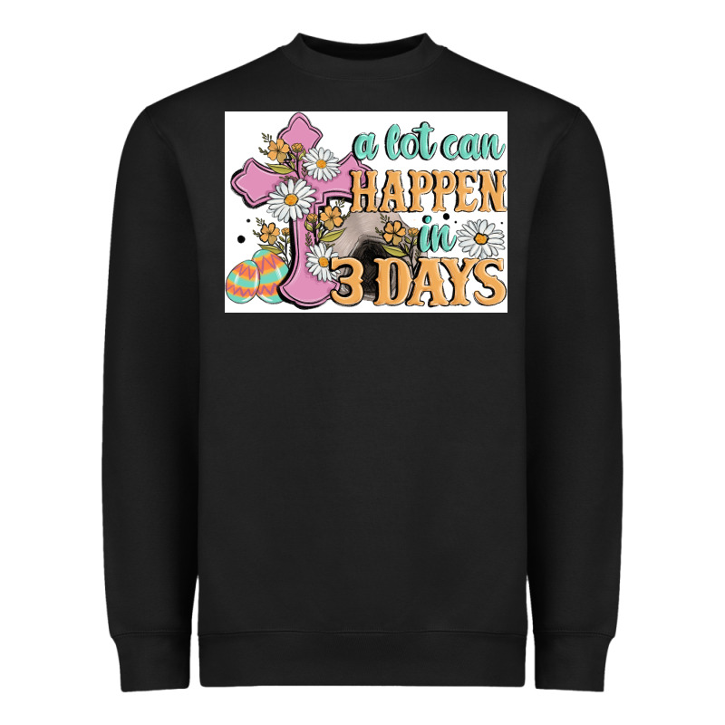 A Lot Can Happen In 3 Days Heavyweight Sweatshirt by MaliasSmallBusiness | Teevron