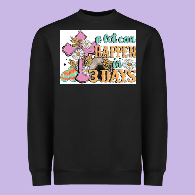 A Lot Can Happen In 3 Days Heavyweight Sweatshirt Designed By Maliassmallbusiness
