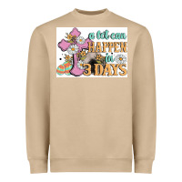 Mushroom a lot can happen in 3 days Heavyweight Sweatshirt - MaliasSmallBusiness