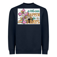 Navy a lot can happen in 3 days Heavyweight Sweatshirt - MaliasSmallBusiness