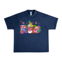Navy western cancer  coffee cups with ribbons Urban Heavy Tee - AdoDesignShop