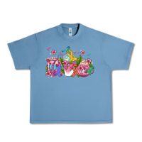 Pebble Blue western cancer  coffee cups with ribbons Urban Heavy Tee - AdoDesignShop