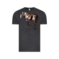 Vintage Black Mustang Horse Vintage Tee - LillyAllenDesigns