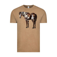 Vintage Coffee Mustang Horse Vintage Tee - LillyAllenDesigns