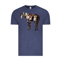Vintage Denim Mustang Horse Vintage Tee - LillyAllenDesigns
