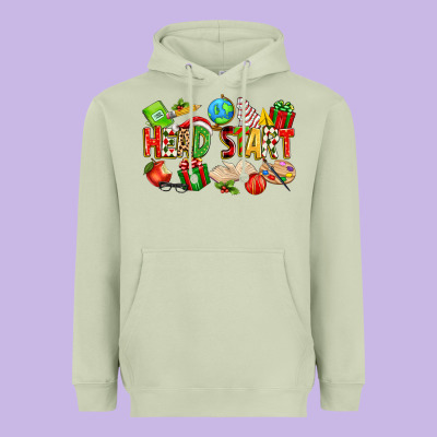 Christmas Head Start Heavyweight Hoodie Designed By Texasbilliewilder