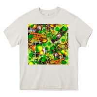 Cream St. Patrick's Donkey With Shamrock Seamless Heavy Core Tee - FaDigitalArtStudio