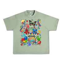 Oil Green somebody's loud & proud autism mama Urban Heavy Tee - MaliasSmallBusiness