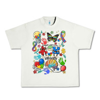 Pistachio somebody's loud & proud autism mama Urban Heavy Tee - MaliasSmallBusiness