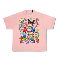 Salmon somebody's loud & proud autism mama Urban Heavy Tee - MaliasSmallBusiness