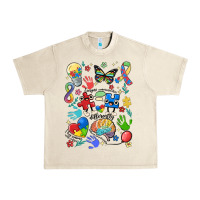 Sandshell somebody's loud & proud autism mama Urban Heavy Tee - MaliasSmallBusiness
