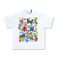 White somebody's loud & proud autism mama Urban Heavy Tee - MaliasSmallBusiness
