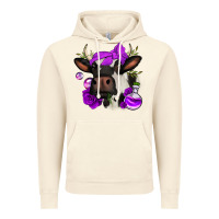 Vintage Artic halloween roses cow Vintage Hoodie - Jasminsmagicworld