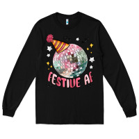 Black festive af Long Sleeve Tee - MaliasSmallBusiness