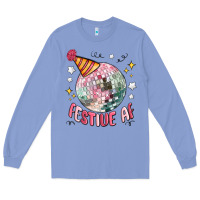 Colony Blue festive af Long Sleeve Tee - MaliasSmallBusiness