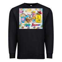 Black hello summer coffee cups Premium Sweatshirt - TumblerDesignByShophia